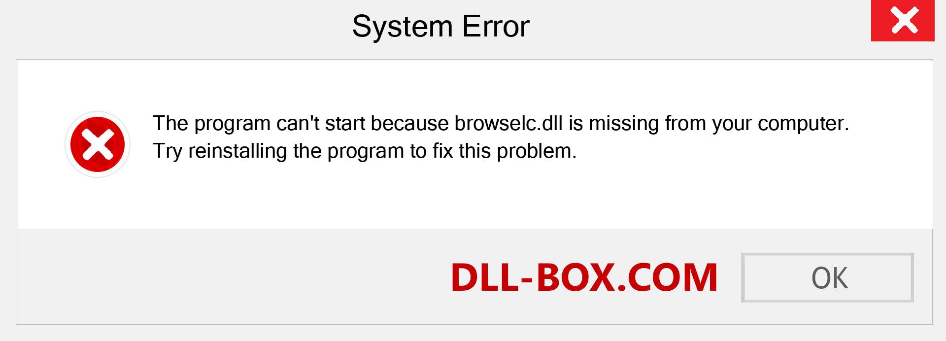  browselc.dll file is missing?. Download for Windows 7, 8, 10 - Fix  browselc dll Missing Error on Windows, photos, images